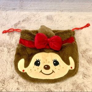 New without tag Monchhichi makeup pouch